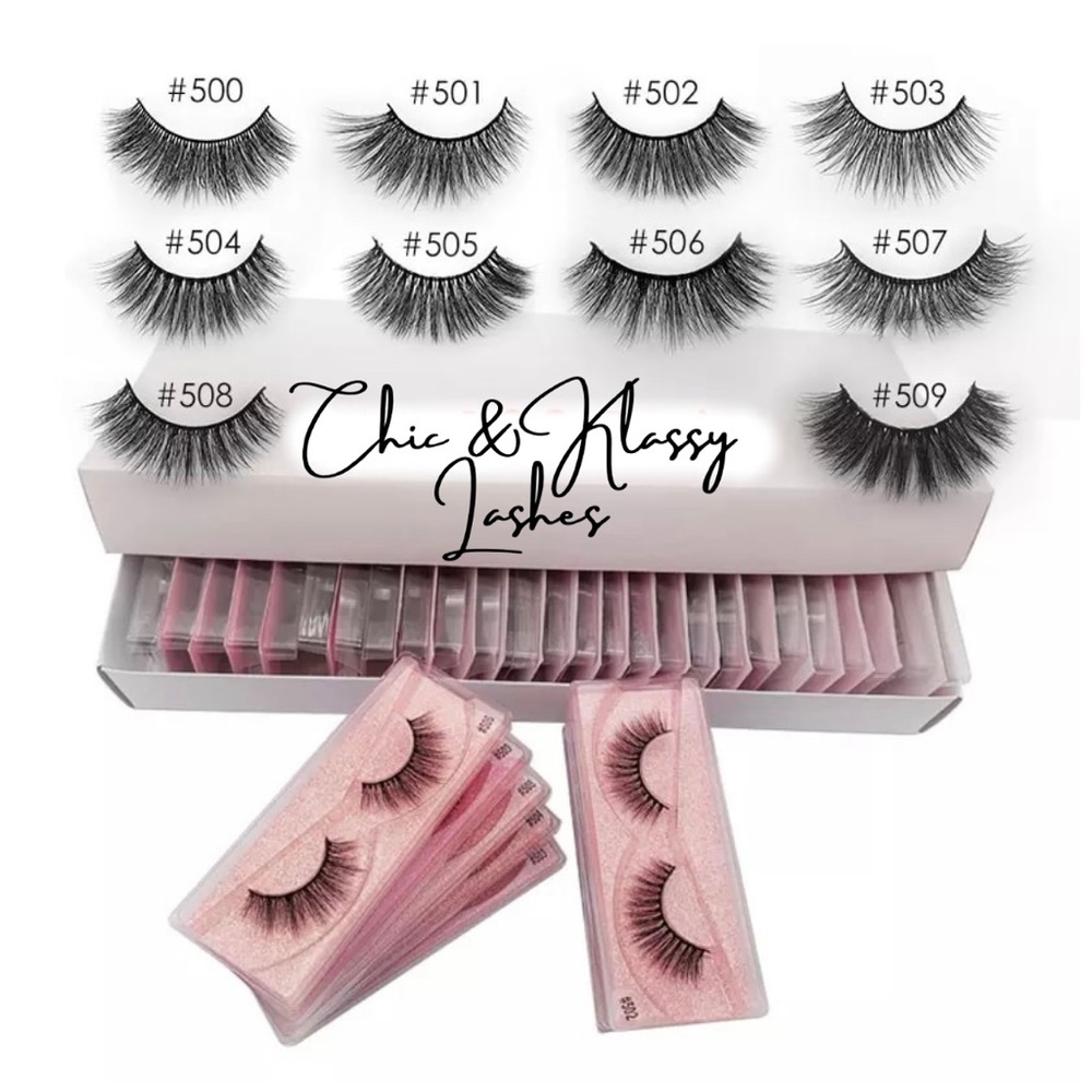 🍒💋 3D Mink False Eyelashes (1 pair)